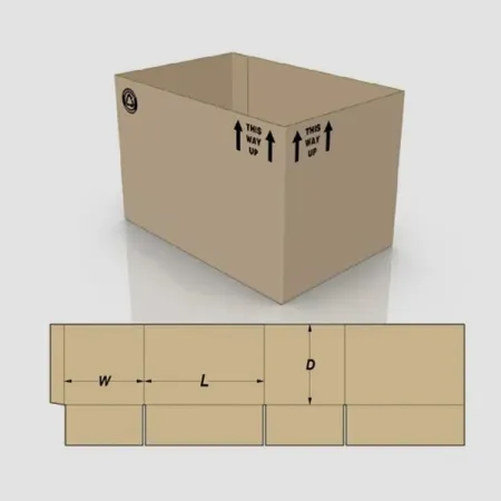 Half Slotted Containers